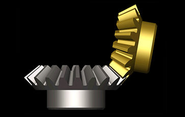 What are the characteristics of bevel gears?